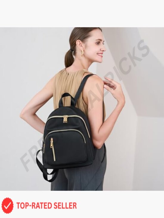 Mini Backpack Purse Nylon Water Resistant Daypack Casual College Bag main image 7
